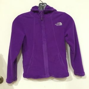 North Face Girls Fleece Size 7/8 Jacket